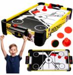 click4TOYS Cimbalom Játékasztal Air Hockey Fa Légáteresztő Jégkorong Játék Gyerekeknek (1550)