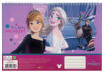 GIM Disney Jégvarázs One Heart A/4 spirál vázlatfüzet, 30 lapos GIM34173413 (GIM34173413)