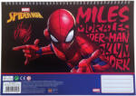 GIM Pókember Miles Morales A/4 spirál vázlatfüzet 40 lapos matricával GIM33711416 (GIM33711416)