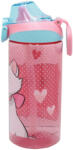 GIM Disney Marie Adorable műanyag szívószálas kulacs akasztóval 450 ml GIM55226218 (GIM55226218)