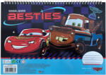 GIM Disney Verdák Roaring A/4 spirál vázlatfüzet 40 lapos matricával GIM34132416 (GIM34132416)