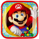 Nintendo Super Mario papírtányér, party tányér 8 DARABOS, 23 cm Nr4