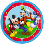 Disney Mickey papírtányér, party tányér 8 DARABOS, 23 cm FSC Nr4