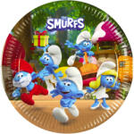 Warner Bros. Interactive Hupikék törpikék papírtányér, party tányér 8 DARABOS, 23 cm FSC Nr1