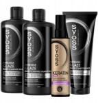 Syoss Intense Glaze Szett Haj Laminálás Sampon Tápláló Hővédő (SYOSS ZES GLAZE MIX X4.1)