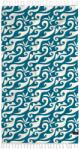 Slowtide Плажна кърпа Slowtide Bailey Driftweave Turkish Towel Beach towel - Salt Water - размер 97 x 185 cm (581-0339-0111)