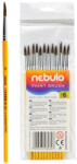 Nebulo Ecset 6-os festett nyéllel 12 db/csomag, Nebulo (HE16F)