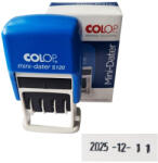 Colop Dátumbélyegző S120 év számmal, hónap számmal, nap számmal mini ISO Colop (COLOPS120M201)