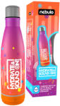 Nebulo Palack, thermo, beépített bluetooth hangszóróval 460 ml rózsa-narancs, Nebulo (65784) - irodaszerpiac