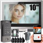 Force Videó Kaputelefon Force Piano 10" Full Hd Tuya WiFi Olvasó Kulcstartó Kapu (MT-10"B-T-2W +GS-1080p-RK-2W)
