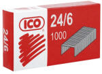 ICO Tűzőkapocs 24/6, piros dobozos Ico (7330024003) - irodaszerpiac