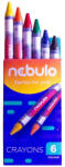 Nebulo Zsírkréta készlet Nebulo 6 klf. szín (61000)