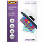 Fellowes Lamináló fólia, A4, 80 mikron, matt, 100 db/doboz, Fellowes® (5452103) - irodaszerpiac