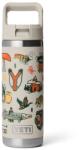 YETI Термо бутилка Yeti coolers Rambler Bottle C Straw Insulated bottle - Summer Graphic Cape Taupe - размер 532 ml (533-2087-0911)