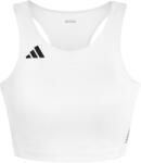adidas Дамски спортен сутиен adidas Women's ADIzero Essentials Running Crop Top Sports bra - White (114-4086-0214)
