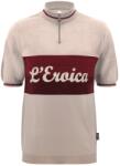 Santini Фланелка с къс ръкав за колоездене Santini Eroica Vino Wool Jersey Cycling jersey - Cappuccino - размер XXL (056-3918-0215)