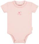 Little Dutch Body cu maneca scurta din bumbac organic - Pink Blossom - Little Dutch