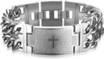 BeSpecial Bratara inox cu cruce , Credinta si forta interioara (BPK68)