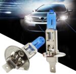 Arts and Crafts Set 2 becuri halogen H1 "HOD HI-POWER", putere 55W, lumina alba 5000K, 12V, imitatie xenon, cu mufe ceramice (AVX-T2260)