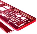 Arts and Crafts Suport numar inmatriculare din plastic, calitate Premium, culoare ROSIE (AVX-AM01170C)