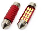 Arts and Crafts Set becuri auto cu LED CANBUS sofit compatibil C5W 12 SMD 36mm Alb 12/24V, destinat competitiilor auto sau off-road (AVX-AM01632)