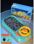 AFM Joc Simulator de Condus, Speed Racing , 3-6 Ani, Volan Interactiv, Efecte Sonore, din ABS, USB Inclus, Verde (C47177)