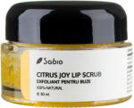 Sabio Exfoliant pentru buze Citrus Joy, 30ml, Sabio Masca de fata