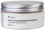 Sabio Masca faciala pentru ten sensibil cu argila alba + maca si aloe vera, 250ml, Sabio Masca de fata