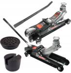 SilverTools Autós Emelő Béka 2, 5T Alacsony+gumi+fedél 360MM 2500kg (S10663/G)