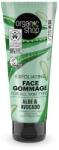 Organic Shop Gomaj exfoliant pentru toate tipurile de ten Avocado & Aloe, 75ml, Organic Shop Masca de fata