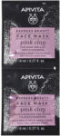 Apivita Express Masca cu Argila Roz, 2 x 8ml Masca de fata