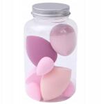 EdiBazzar 7 db-os sminkszivacs alapozó szivacs szett Beauty Blender MakeUp Tároló