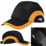 NEO TOOLS Baseball sapka erősítéssel, fekete-narancssárga, Ce (97-592)