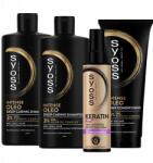 Syoss Oleo Intense sampon kondicionáló spray thermo hajra 4 db-os szett (SYOSS ZES OLEO SHP+CON+ CON INTENS+SPRAY)