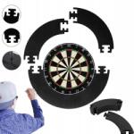  Védőszőnyeg Eva Fekete 45cm Csúszásgátló Pajzs Dartboard Játék (Zewnętrzna rama tarczy do rzutek)