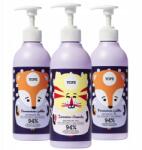 YOPE Természetes Zuhanyzselé Gyerekeknek Tőzegáfonya Illatkeverék 400 ml x3 (5907022611236)