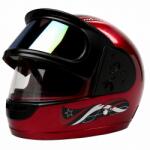Fixato Casca Moto/Scuter Full Face FIXATO, Viziera Dubla, Marime Universala 59-62cm, Rosu (casca-fullface-dublu-rosu)