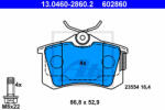 ATE Set placute frana, frana disc ATE 13.0460-2860.2 (13046028602)