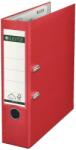 Leitz Biblioraft A4, plastifiat PP/paper, margine metalica 80 mm, LEITZ 180 - rosu rosu A4 Biblioraft plastifiat 80 mm (L-10101225)