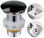 Fluminia Ventil ceramic negru mat Click-Clack Fluminia fara preaplin (NR-MB)