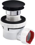 Wirquin Sifon lavoar Wirquin Nano Quick-Clack capac negru mat (30724958)