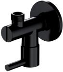 OMNIRES Robinet coltar Omnires din alama sanitara cu finisaj negru semimat (8857BL)