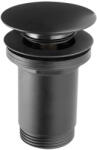 FDesign Ventil lavoar Click-Clack FDesign Kleome negru mat cu preaplin (FD7-305-22)