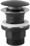 Ferro Ventil lavoar Click-Clack Ferro negru mat cu preaplin (S289BL-B) - neakaisa