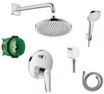 Hansgrohe Sistem de dus incastrat Hansgrohe Logis E Croma Select crom lucios (setdusLogisE)