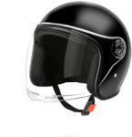 Fixato Casca moto/scuter unisex, cu vizor, marime universala 55-60cm, neagra, FIXATO (casca-premium-neagra)