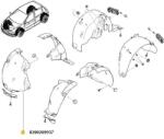 Original Renault Carenaj, pasaj roata ORIGINAL RENAULT 8200289937 (8200289937)