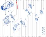 Original Renault Carenaj aripa fata dreapta[spre fata] ORIGINAL RENAULT 638428581R (63 84 285 81R)