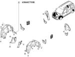 Original Renault Carenaj, pasaj roata ORIGINAL RENAULT 63 84 027 53R (63 84 027 53R)