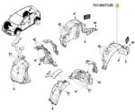 Original Renault Carenaj, pasaj roata ORIGINAL RENAULT 767498752R (767498752R)
